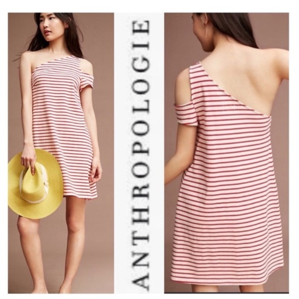 Anthropologie / Maeve -Marketa one shoulder dress
